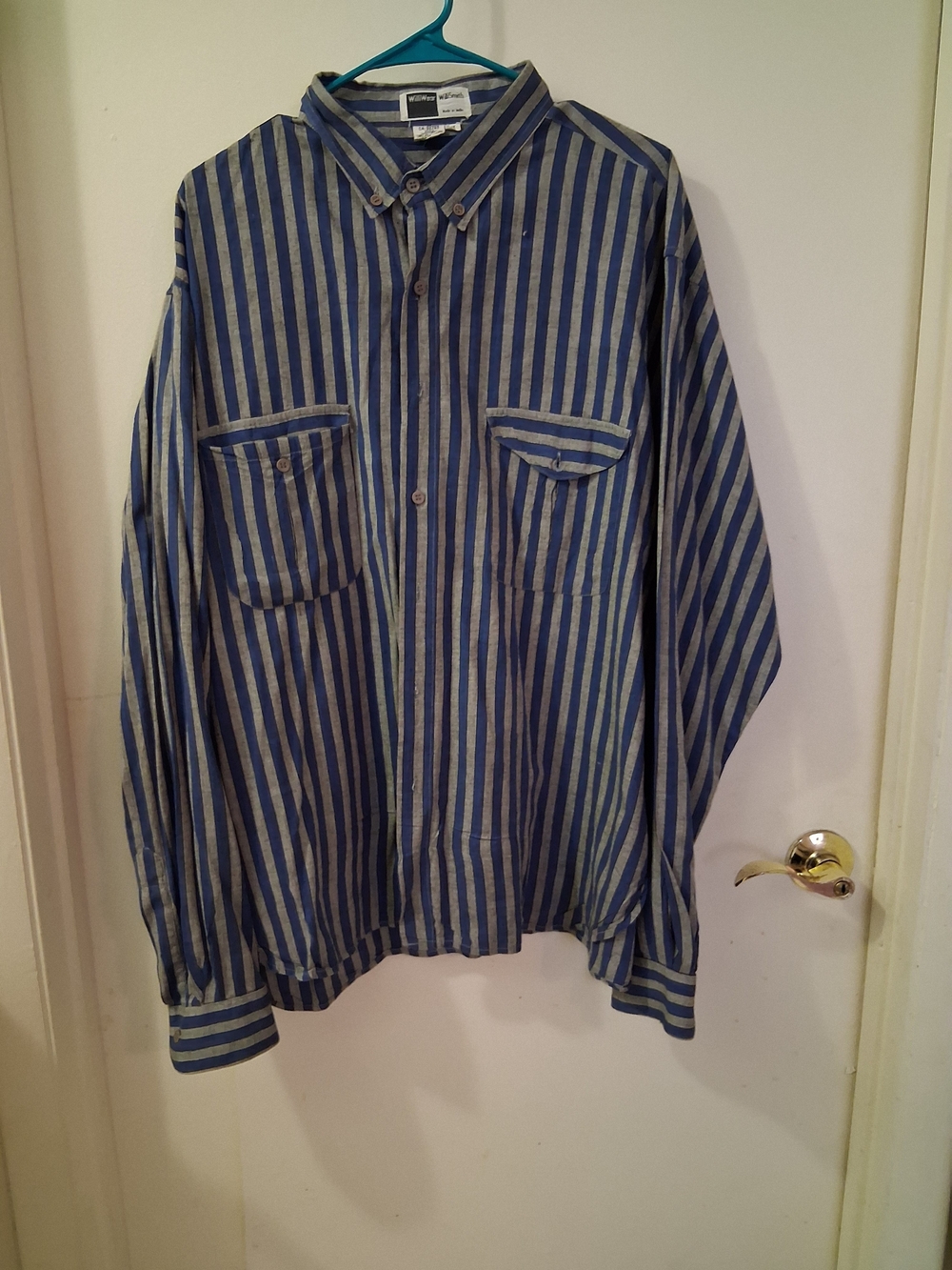 Vintage 80s/90s WilliWear by Willi Smith Striped Utility Shirt – Mens 2XL - Picture 1 of 4